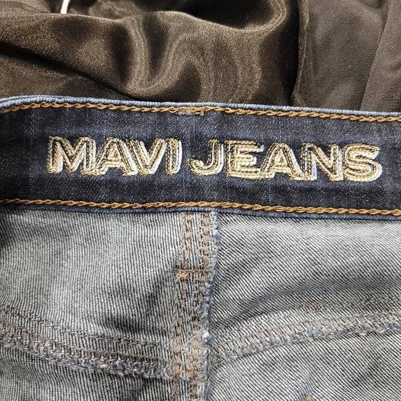 Mavi Myles Mid-Rise Straight Leg Blue Jeans - Sz 32/32 - Picture 4 of 9